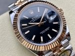 Rolex Datejust 41 Everose Gold Black Dial Jubilee Bracelet 126331 - Image 4