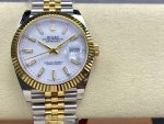 Rolex Datejust 126333 0016 White Index Jubilee 41mm Two Tone Steel - Image 3