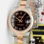 Rolex Datejust 178341 Black Roman Numerals Dial 31MM Lady Replica Watch - Image 2