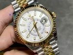 Rolex Sky Dweller 42 White Dial Yellow Gold Stainless Steel Jubilee 336933 0006 - Image 4