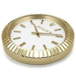 Rolex Presidential Classic Gold & White Wall Clock - Image 3