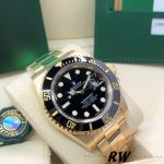 Rolex Submariner 116618 Yellow Gold Black Dial 40mm Mens Replica Watch - Image 3