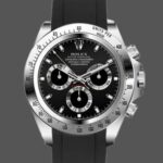 Rolex Daytona 116519 Black Dial Black Rubber strap 40mm Mens Replica Watch