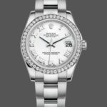Rolex Datejust 178384 White Roman Numeral Dial 31MM Lady Replica Watch