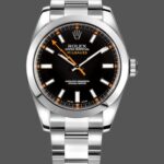 Rolex Milgauss 116400 Stainless Steel Black Dial 40mm Mens Replica Watch