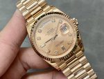 Rolex Day-Date m128235 0009 Everose Gold Pink Rose Dial 36MM Unisex Replica Watch - Image 4