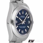 Rolex Oyster Perpetual 177200 Blue Arabic Dial Domed Bezel 31mm Lady Replica Watch - Image 2