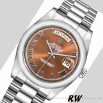 Rolex Day-Date 118209 Copper Brown Dial 36mm Unisex Replica Watch - Image 3