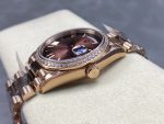 Rolex Day Date 36 Everose Gold Diamond Bezel m128345rbr 0075 - Image 8
