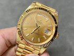 Rolex Day-Date 128238 Fluted Bezel Champagne Index Dial 36MM Unisex Replica Watch - Image 5