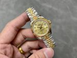 Rolex Datejust 28mm Stainless Steel and Yellow Gold m279173 0011 Women's Watch - Image 6