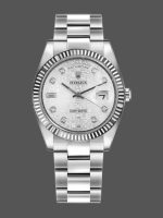 Rolex Day-Date 118239 Jubilee Silver Dial 36mm Unisex Replica Watch