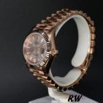 Rolex Datejust 279175 Sundust Index Dial Fluted Bezel 28mm Lady Replica Watch - Image 3