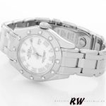 Rolex Masterpiece Pearlmaster 80319 White Roman Dial 29MM Lady Replica Watch - Image 4