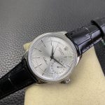 Rolex Cellini Date 50519 Black Leather Silver Dial 39mm Mens Replica Watch - Image 5