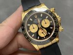 Rolex Daytona 116518LN Black Dial Rubber strap 40mm Mens Replica Watch - Image 4