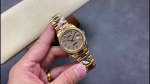 Rolex Day Date 36mm Yellow Gold 128348RBR 0030 Pave Rainbow Diamonds Sapphires Dial - Image 2