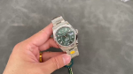 Rolex Sky-Dweller 336934 Fluted Bezel Green Dial 42MM Mens Replica Watch - Image 2