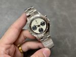 Rolex Daytona 6239 Stainless Steel White & Black Dial Vintage Men's Watch - Image 6