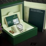 Rolex Oyster Perpetual 177210 Silver Maxi Arabic Dial 31mm Lady Replica Watch - Image 6