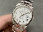 Rolex Datejust m126200 0008 White Roman Dial Stainless Steel 36MM Unisex Replica Watch - Image 5