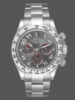 Rolex Cosmograph Daytona 116509 Gray Arabic Dial White Gold 40MM Mens Replica Watch