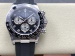 Rolex Cosmograph Daytona White Gold 126519LN 0004 Bright Black Steel Diamond - Image 3