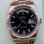 Rolex Day-Date 118235 Black Dial Rose Gold 36mm Unisex Replica Watch - Image 3