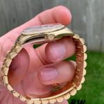 Rolex Day-Date 118388 Yellow Gold White Dial 36MM Unisex Replica Watch - Image 5