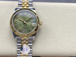 Rolex Datejust 31mm Stainless Steel and Yellow Gold 278273 0016 Green VI Roman Jubilee - Image 3