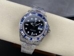 Rolex GMT Master AMG 126710BLRO 40mm With Dual Time Black Dial Diamond Watch - Image 7