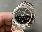 Rolex Cosmograph Daytona 116509 Black Arabic Dial White Gold 40MM Mens Replica Watch - Image 4