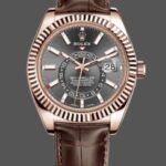 Rolex Sky-Dweller 326135 Dark Rhodium Dial 42MM Mens Replica Watch