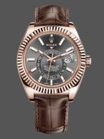 Rolex Sky-Dweller 326135 Dark Rhodium Dial 42MM Mens Replica Watch