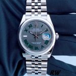 Rolex Datejust m126200 0017 Grey Wimbledon dial Stainless Steel 36MM Unisex Replica Watch - Image 11