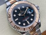Rolex Yacht-Master 126621 EverRose Gold Black Dial 40MM Mens Replica Watch - Image 4