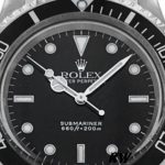 Rolex Submariner 5513 Black Dial Stainless Steel 40mm Mens Replica Watch - Image 2