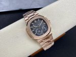 Patek Philippe Nautilus Moon Phase Rose Gold Black Dial 5712 1R 001 40MM - Image 9