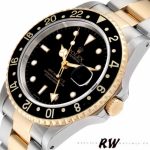 Rolex GMT-Master II 16713LN Steel Yellow Gold Black Dial 40MM Mens Replica Watch - Image 4