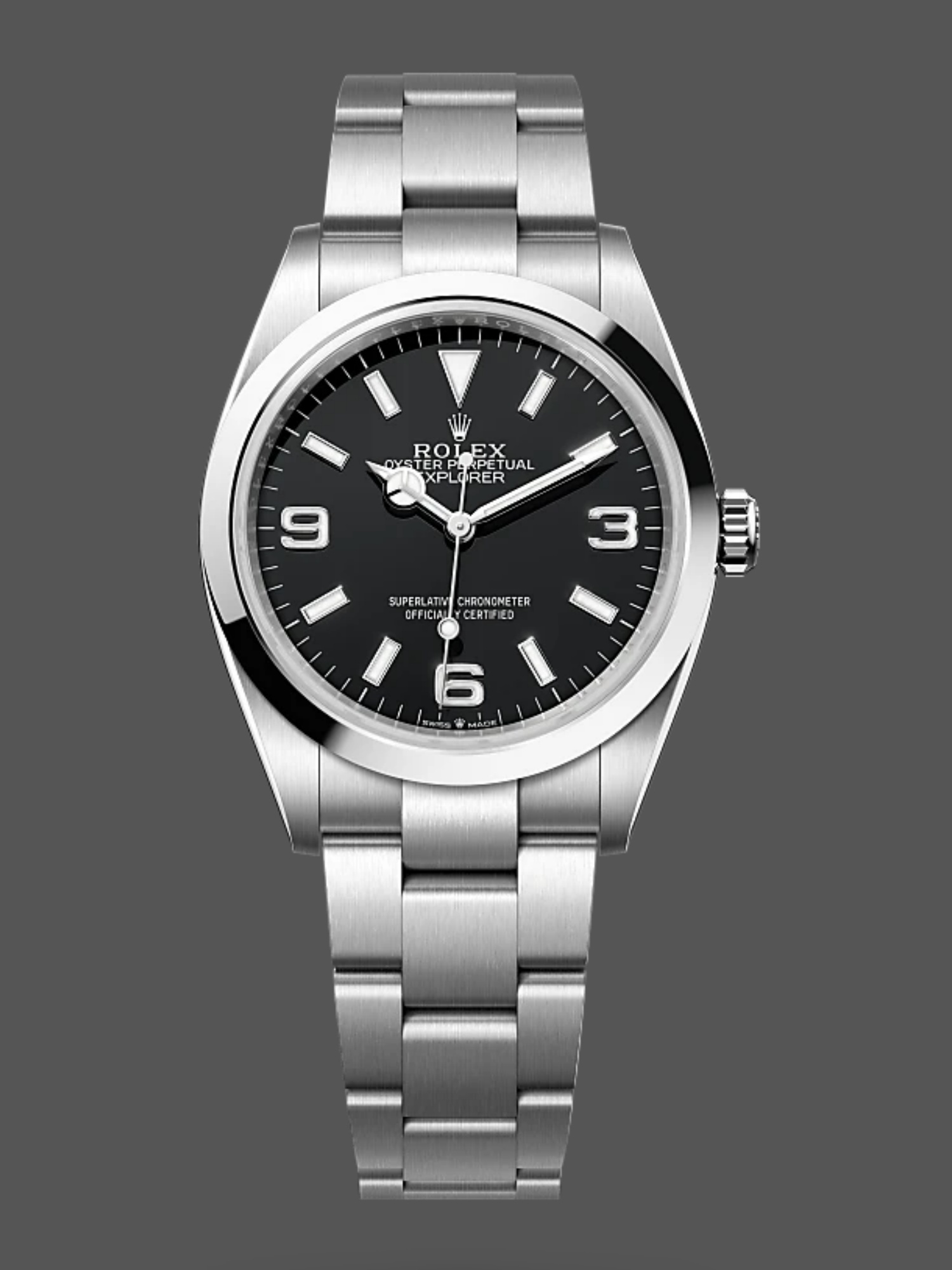 35CDA685-C816-1BF5-C681-9FD6AB88DF72 Rolex Explorer 124270 0001 Black Dial Stainless Steel 36MM - Image 1