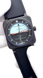 Bell & Ross BR-03 Horizon Limited Edition BR03A-HRZ-CE/SRB 41mm Automatic Mens Watch - Image 2