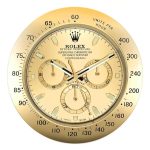 Rolex Daytona Full Gold Wall Clock