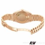 Rolex Day-Date 218235 Rose Roman Dial Rose Gold 41MM Mens Replica Watch - Image 6