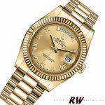 Rolex Day-Date 218238 Champagne Roman Numeral Dial Yellow Gold 41MM Mens Replica Watch - Image 2
