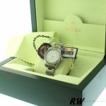 Rolex Oyster Perpetual 177210 Stainless Steel White Dial 31mm Lady Replica Watch - Image 6