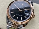Rolex Datejust 41 Everose Gold Black Dial Jubilee Bracelet 126331 - Image 5