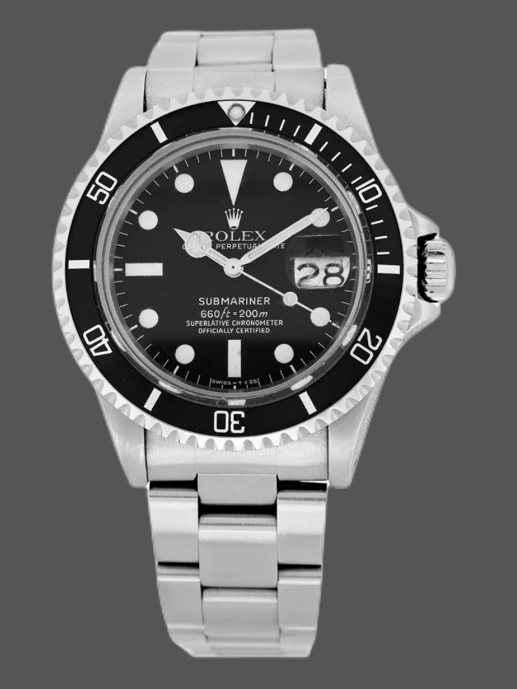 3864A677-F265-EE65-BBB5-D7DCB47392AD Rolex Submariner 1680 Black Bezel Black Dial 40mm Mens Replica Watch - Image 1