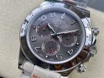 Rolex Cosmograph Daytona 116509 Gray Arabic Dial White Gold 40MM Mens Replica Watch - Image 5