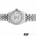 Rolex Datejust 179174 White Index Dial Fluted Bezel 26MM Lady Replica Watch - Image 5