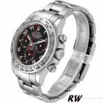 Rolex Cosmograph Daytona 116509 Black Arabic Dial White Gold 40MM Mens Replica Watch - Image 13